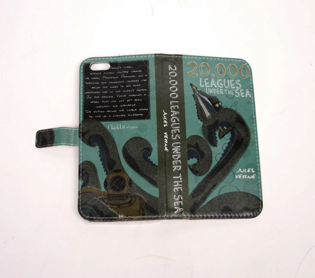 Chick Lit Designs 20,000 Leagues Phone Flip Case Wallet For IPhone And Samsung 7 Chick Lit Designs 20,000 Leagues Phone Flip Case Wallet For IPhone And Samsung