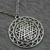 Tristana JewelryFashion Store Energy Balancing Sri Yantra Pendant Necklace