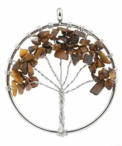 Poison Rose Bracelet Store 7 Chakra Color Tree Of Life Pendant Necklace Jewelry