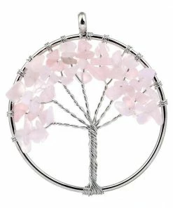 Poison Rose Bracelet Store 7 Chakra Color Tree Of Life Pendant Necklace Jewelry