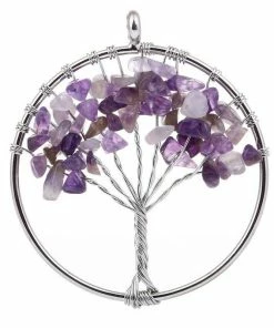 Poison Rose Bracelet Store 7 Chakra Color Tree Of Life Pendant Necklace Jewelry