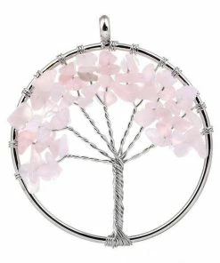 Poison Rose Bracelet Store 7 Chakra Color Tree Of Life Pendant Necklace Jewelry