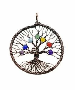 Poison Rose Bracelet Store 7 Chakra Stones Pendants