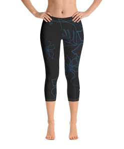 Find Your Coast Supply Co. Pants All Day Comfort A L O H A Capri Leggings