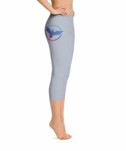 Find Your Coast Supply Co. All Day Comfort Capri Leggings Pacific Supply II Grey