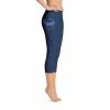 Find Your Coast Supply Co. Pants All Day Comfort Capri Leggings Pacific Supply II Navy Stripe