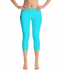 Find Your Coast Supply Co. All Day Comfort Capri Leggings Pacific Supply II Sky