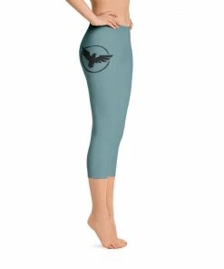 Find Your Coast Supply Co. All Day Comfort Capri Leggings Pacific Supply II Slate