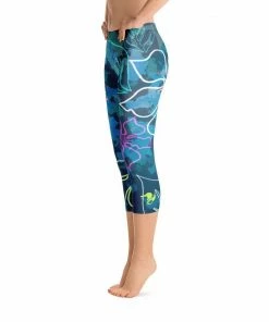 Find Your Coast Supply Co. All Day Comfort O.U. R. Outdoors A L O H A Capri Leggings Pants