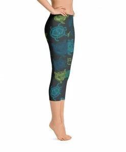 Find Your Coast Supply Co. All Day Comfort Turtle Capri Leggings 9 Find Your Coast Supply Co. All Day Comfort Turtle Capri Leggings