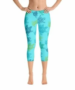 Find Your Coast Supply Co. Pants All Day Comfort Turtle Capri Leggings