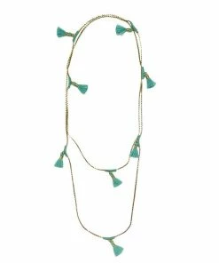 SLATE + SALT Ananya Tassel Necklace