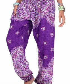 Napat Andromeda Purple Goddess Mandala Pants