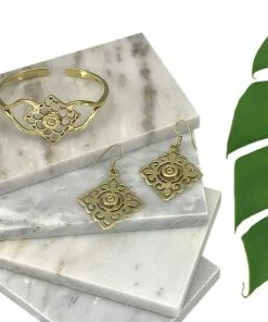 SLATE + SALT Angkor Bullet Earrings Jewelry