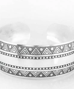 ArtiLady Jewelry (Stylish Designer Brand) Antique Silver & Copper Boho Cuff