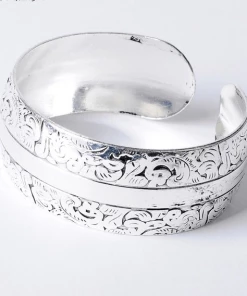 ArtiLady Jewelry (Stylish Designer Brand) Antique Silver & Copper Boho Cuff