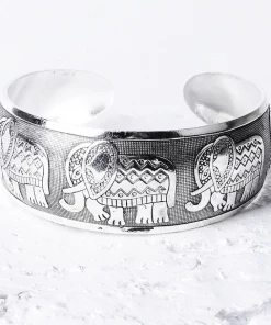 ArtiLady Jewelry (Stylish Designer Brand) Antique Silver & Copper Boho Cuff