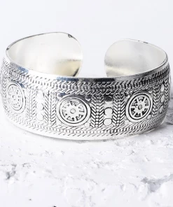 ArtiLady Jewelry (Stylish Designer Brand) Antique Silver & Copper Boho Cuff