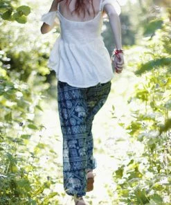 Napat Aquamarine Classic Elephant Harem Pants 17 Napat Aquamarine Classic Elephant Harem Pants