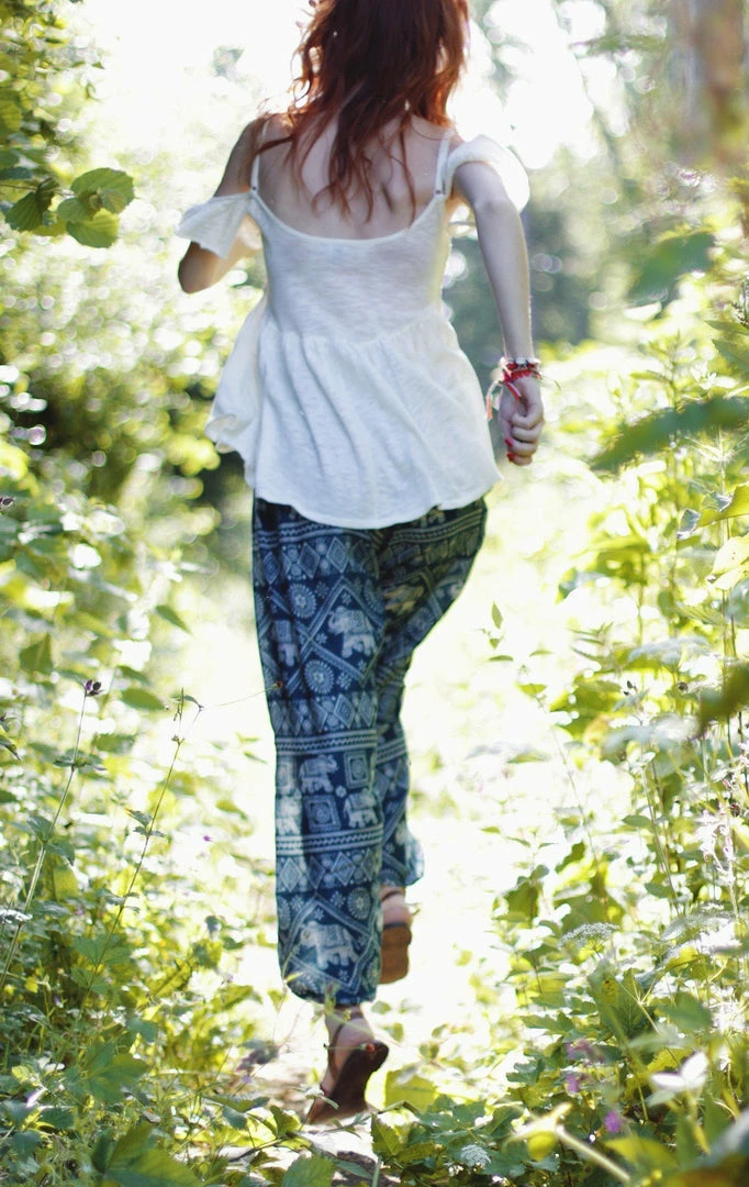 Napat Aquamarine Classic Elephant Harem Pants 9 Napat Aquamarine Classic Elephant Harem Pants