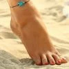 17KM Official Store Aquamarine Tortoise Anklet For Beach Lovers