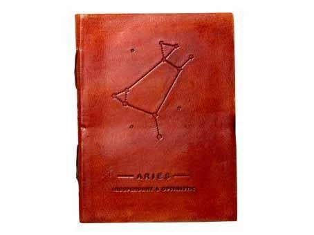 Soothi Accessories Aries Zodiac Handmade Leather Journal 10 Soothi Accessories Aries Zodiac Handmade Leather Journal