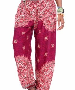 Napat Artemis Red Goddess Mandala Pants