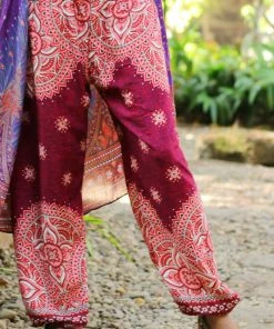 Napat Artemis Red Goddess Mandala Pants