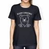 TSF Design Boho Tops Bearry Christmas Bear Womens Navy Shirt 2 TSF Design Boho Tops Bearry Christmas Bear Womens Navy Shirt