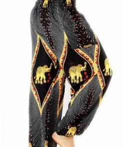 Napat Black Goddess Elephant Harem Pants