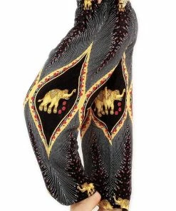 Napat Black Goddess Elephant Harem Pants