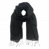 SLATE + SALT Black Khmer Silk Scarf