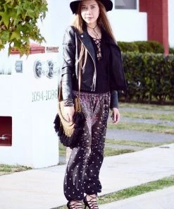 Napat Black & Red Peacock Harem Pants 15 Napat Black & Red Peacock Harem Pants