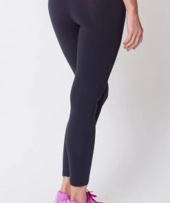 RomanceUSA Workout Clothes Black Riding Seam Legging