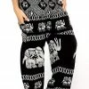 Napat Black Tribal Elephant Harem Pants 1 Napat Black Tribal Elephant Harem Pants