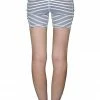 Belcorva Black & White Stripe 5 Inch - Pocket Short Pants