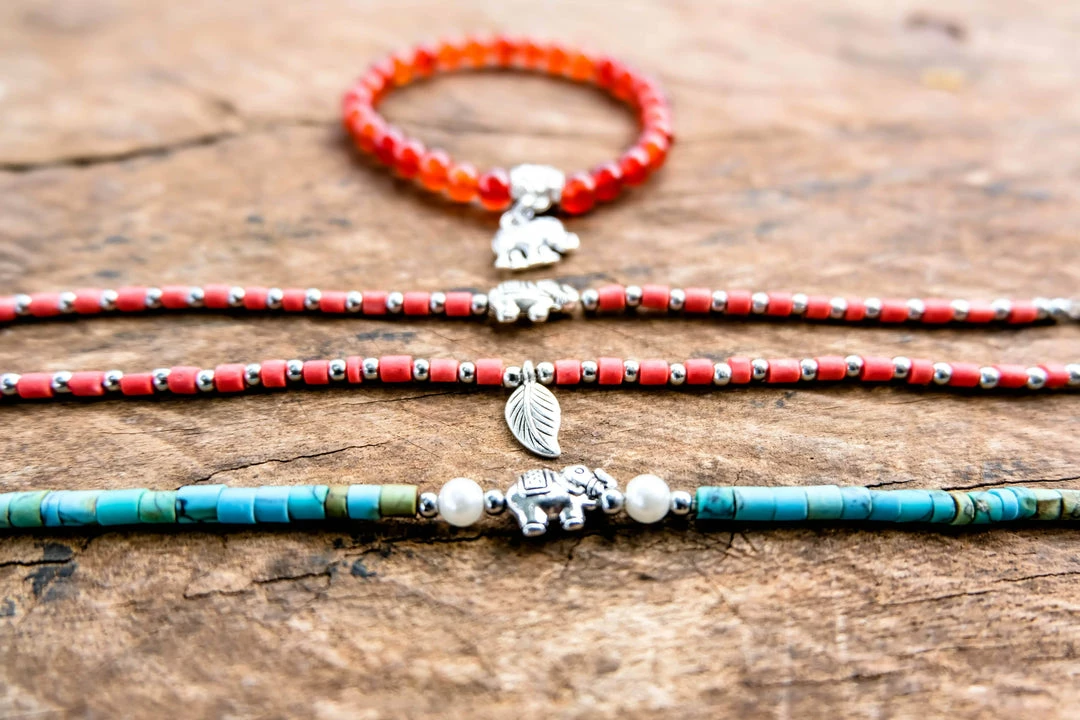 One Tribe Apparel Blue Adjustable Elephant Bracelet - Trust & Confidence Jewelry 6 One Tribe Apparel Blue Adjustable Elephant Bracelet - Trust & Confidence Jewelry