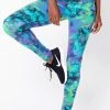 RomanceUSA Workout Clothes Blue Animal Print