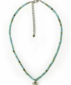 One Tribe Apparel Blue Elephant Necklace - Peace & Positivity