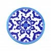 Matr Boomie (Pottery) Boho Clothing Blue Pottery Trivet - Indigo