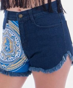 Offbeat Blue & Yellow Lotus Hand Denim 14 Offbeat Blue & Yellow Lotus Hand Denim