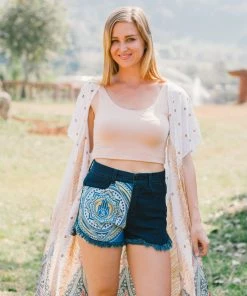 Offbeat Blue & Yellow Lotus Hand Denim 19 Offbeat Blue & Yellow Lotus Hand Denim