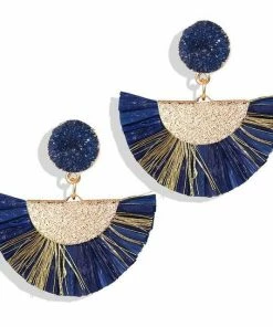 17KM Official Store Boho Multicolor Vegan Drop Earrings