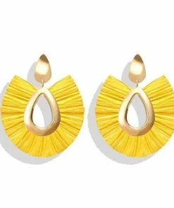 17KM Official Store Boho Multicolor Vegan Drop Earrings