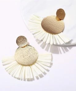 17KM Official Store Boho Multicolor Vegan Drop Earrings