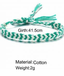 17KM Official Store Braided Vegan Friendship Bracelets In 9 Colors