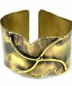 Brass Images (C) Jewelry Brass Pinwheel Cuff (GC)
