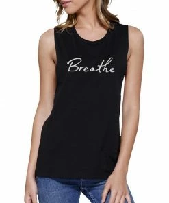 TSF Design Boho Tops Breath Muscle Tee Work Out Sleeveless Shirt Cute Yoga T-shirt