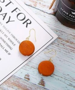 17KM Official Store Brown Vintage Drop Earrings Boho Clothing