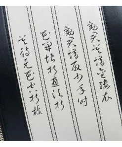 Bellorita Calligraphy Black Satchel Boho Bags